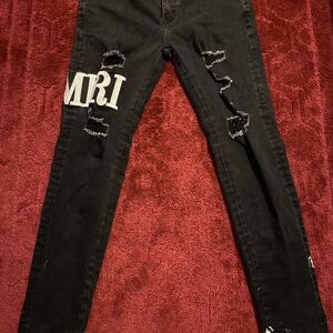 AMIRI Black Denim Jeans